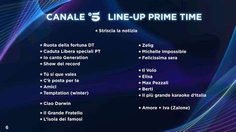 programmazione mediaset oggi|programmi tv canale 5.